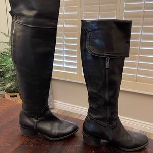 Vince Camino black leather boots 6.5